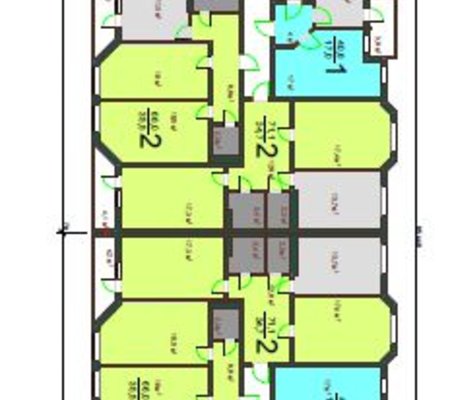 Проект 5-ти этажного дома план